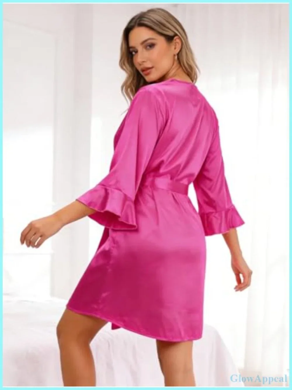 N/A satin robe